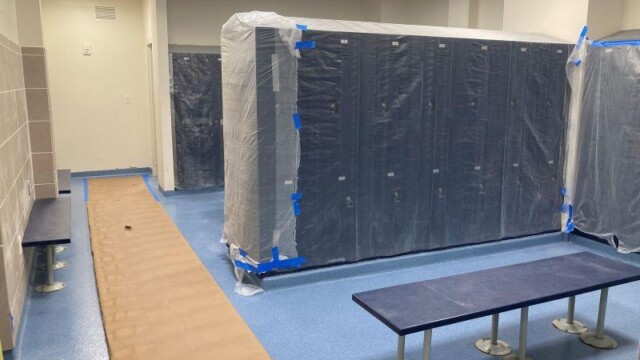 Lake Spivey Locker Rooms - New Lockers Being Installed Lake Spivey Locker Rooms - New Lockers Being Installed