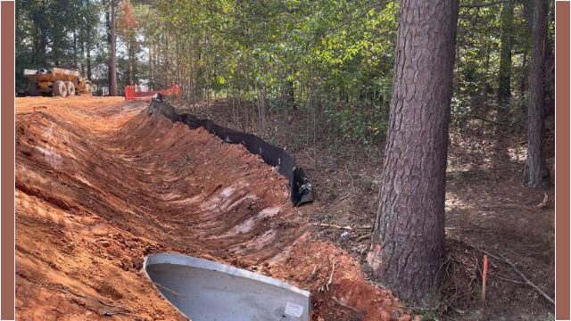 drainage ditch