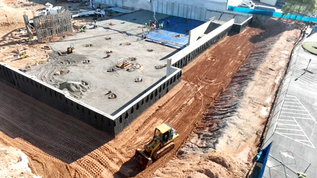 default Arena under construction