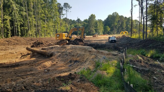 GDOT Lab Density test and CCWA crew on site