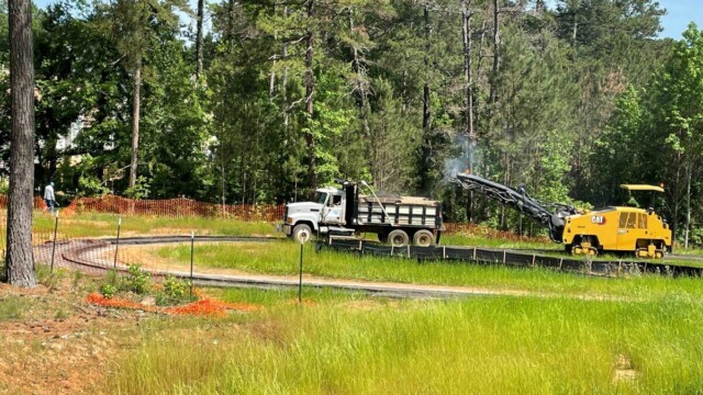 dump truck on the scene