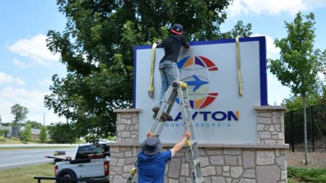 Sign on Tara Blvd. in Lovejoy