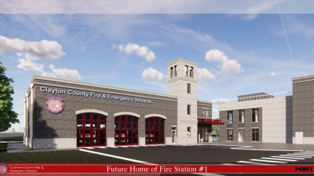 artist rendering of new fire station