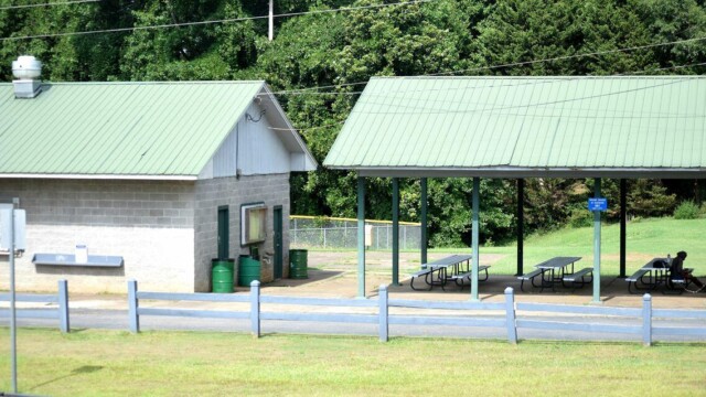 building and covered area