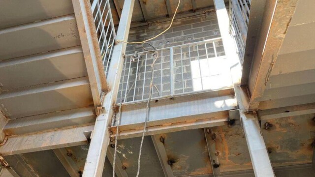Fire Station 9 - Old Staircase - Clayton County Fire Station 9 - Old Staircase