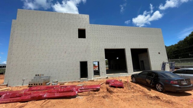 Fire Station 9 - Building Under Construction - Outside View Without Pavement - Clayton County Fire Station 9 - Building Under Construction - Outside View Without Pavement