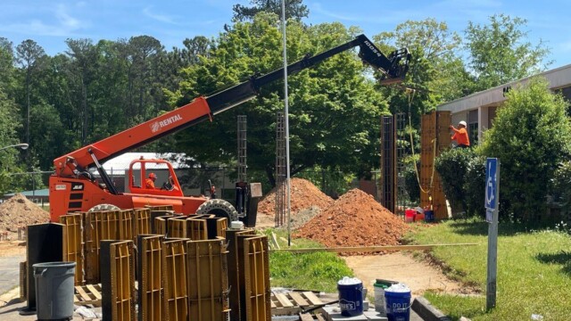 Shelnutt Senior Center Updates Crane