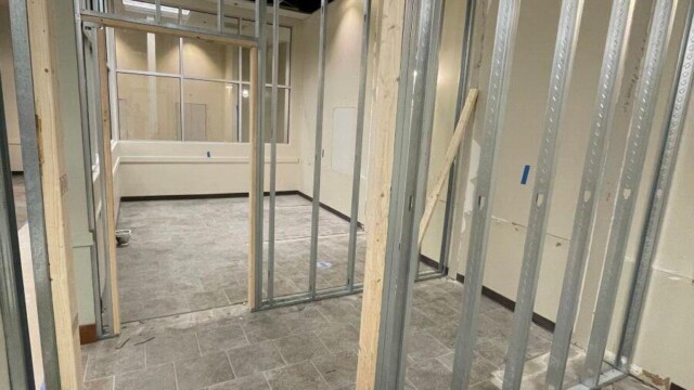 Small Business Incubator SPLOST update newly constructed room frame