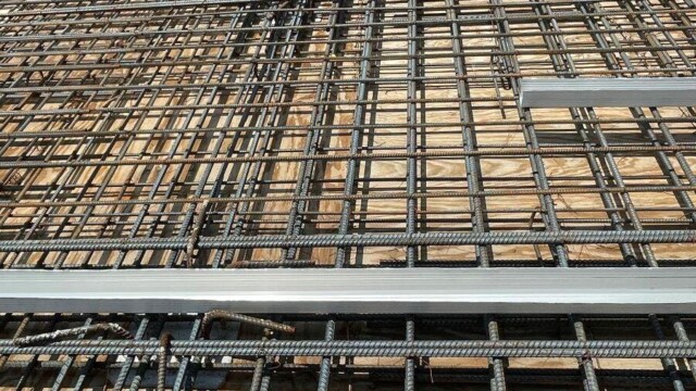 Shelnutt Senior Center metal bars on roof