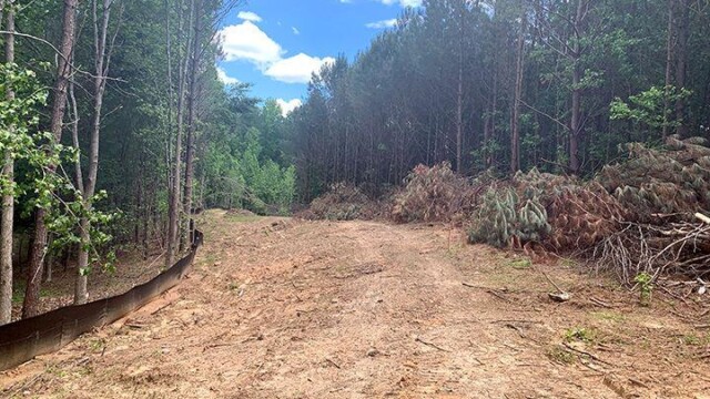 Rivers Edge III installation of erosion control measures.