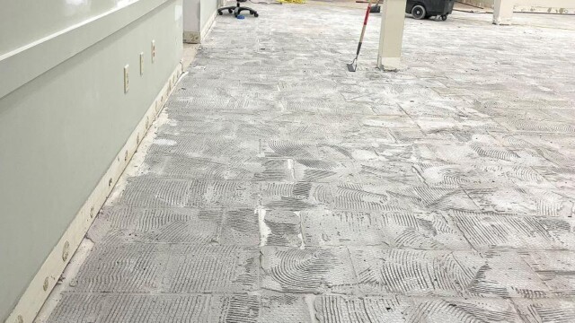 Small Business interior floor removal