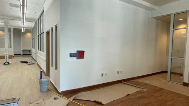 Small business Incubator corner office