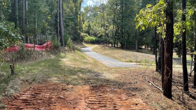 River's Edge Phase III Dirt entrance