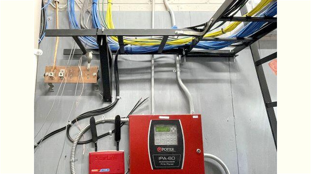 Fire station 1 wires and electrical panel
