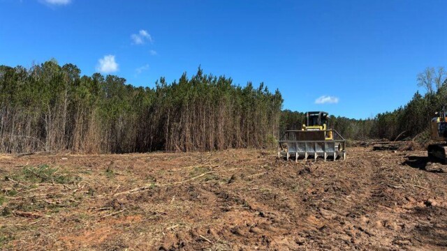 CLayton County Admin Building cleared lot
