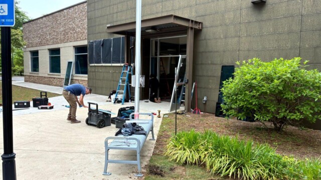 Small business incubator front entrance