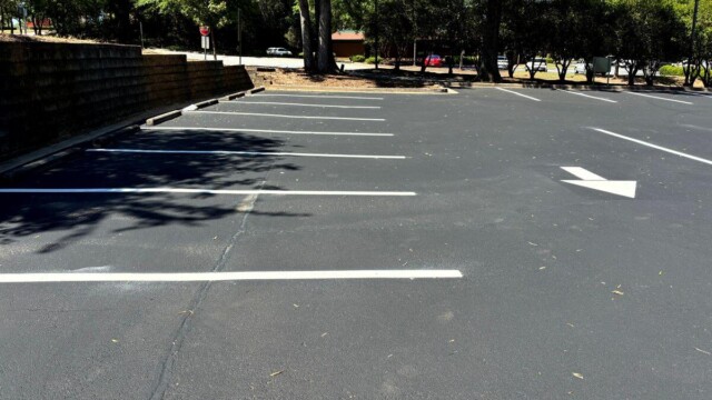 Small business incubator parking lot